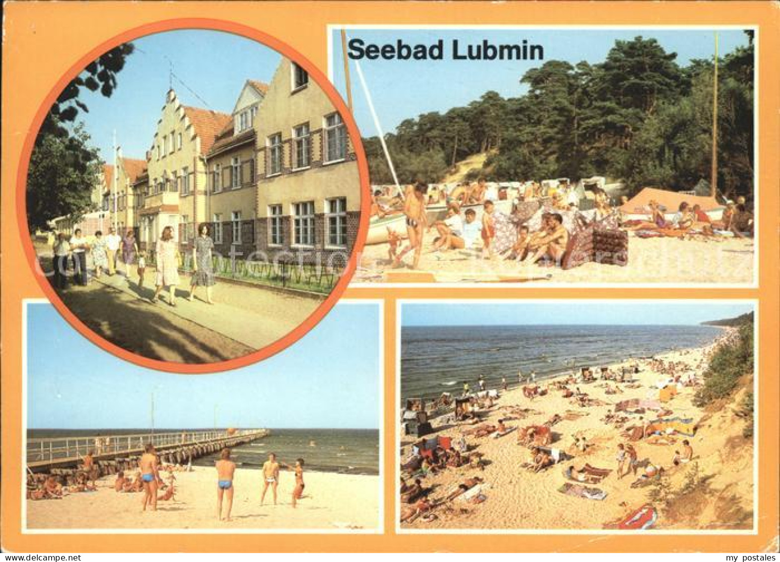 41607726 Lubmin Ostseebad Strassenpartie Strand Steg Lubmin - Lubmin