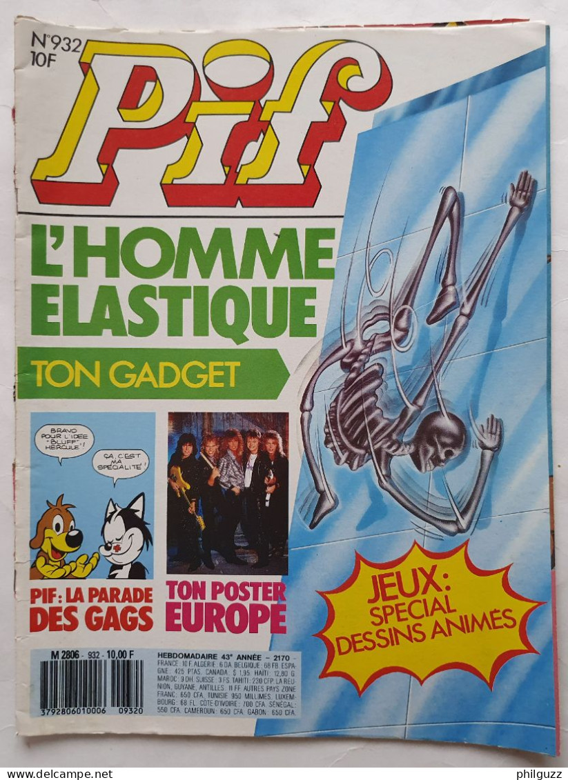 PIF GADGET N° 932 - Pif Gadget