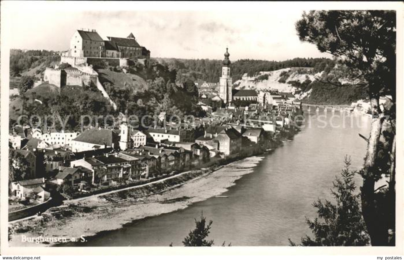 41607397 Burghausen Salzach Altstadt Mit Kirche Und Burg Burghausen - Burghausen