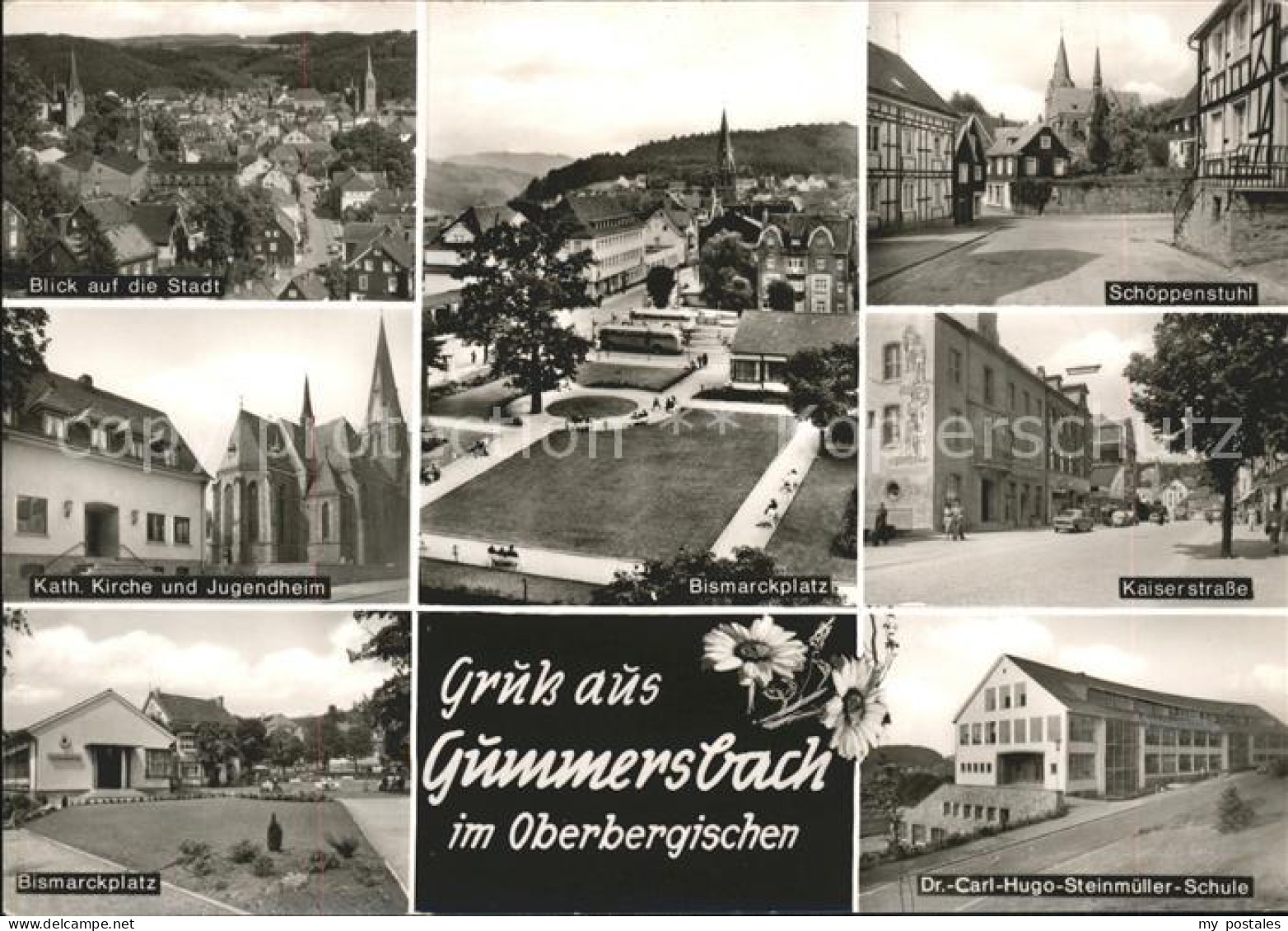 41607286 Gummersbach Schoeppenstuhl Kaiserstrasse Bismarckplatz Jugendheim Gumme - Gummersbach