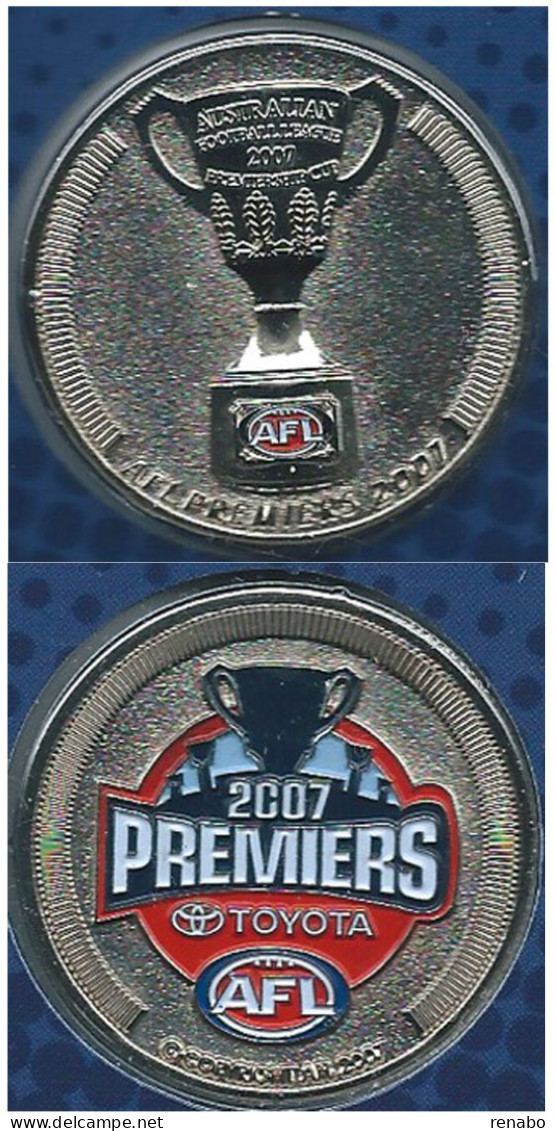 Australia 2007; AFL Football: Geelong Cats, FDC, With Commemorative Medallion. N° 05969/10000. - Autres & Non Classés