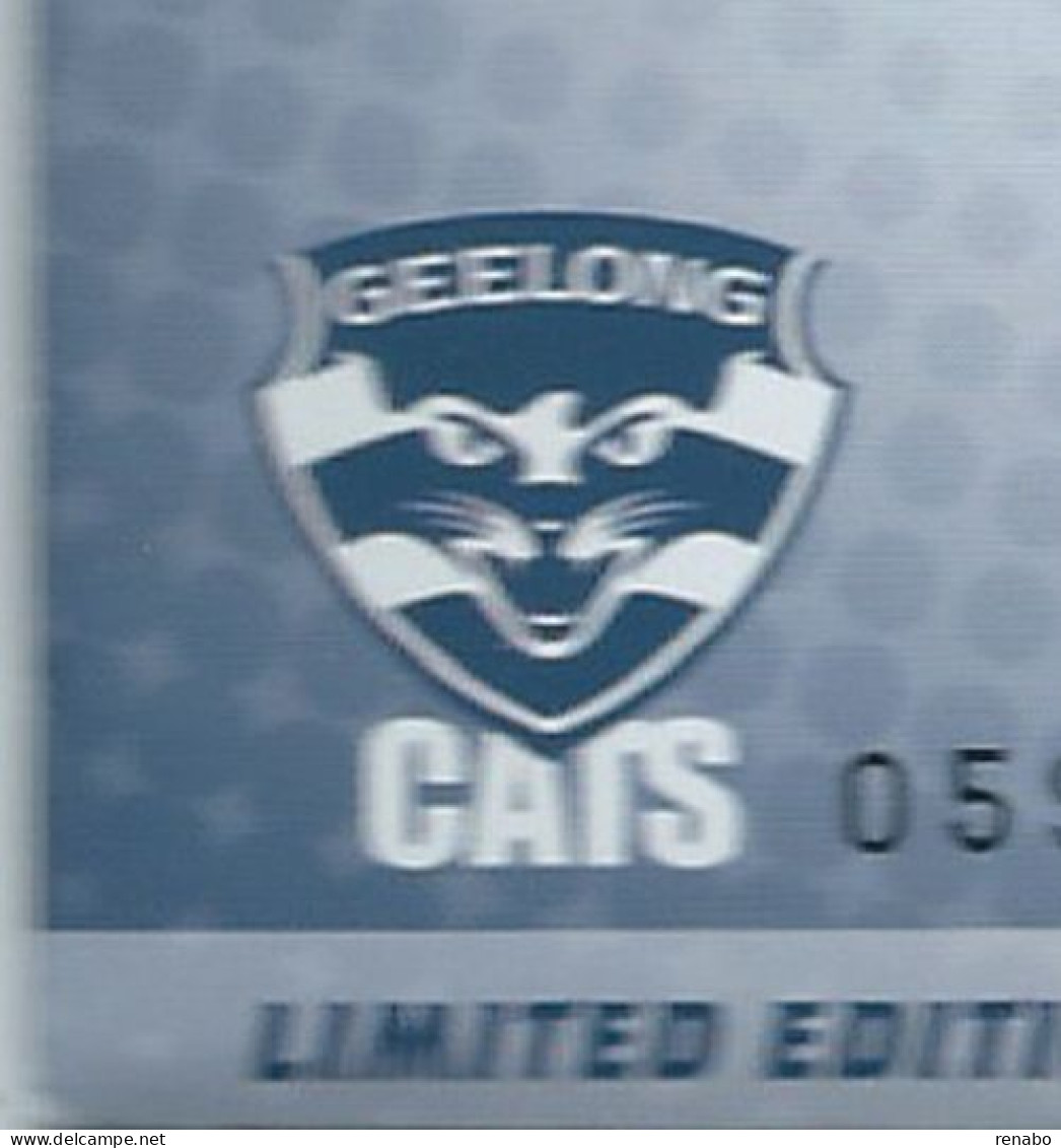 Australia 2007; AFL Football: Geelong Cats, FDC, With Commemorative Medallion. N° 05969/10000. - Autres & Non Classés