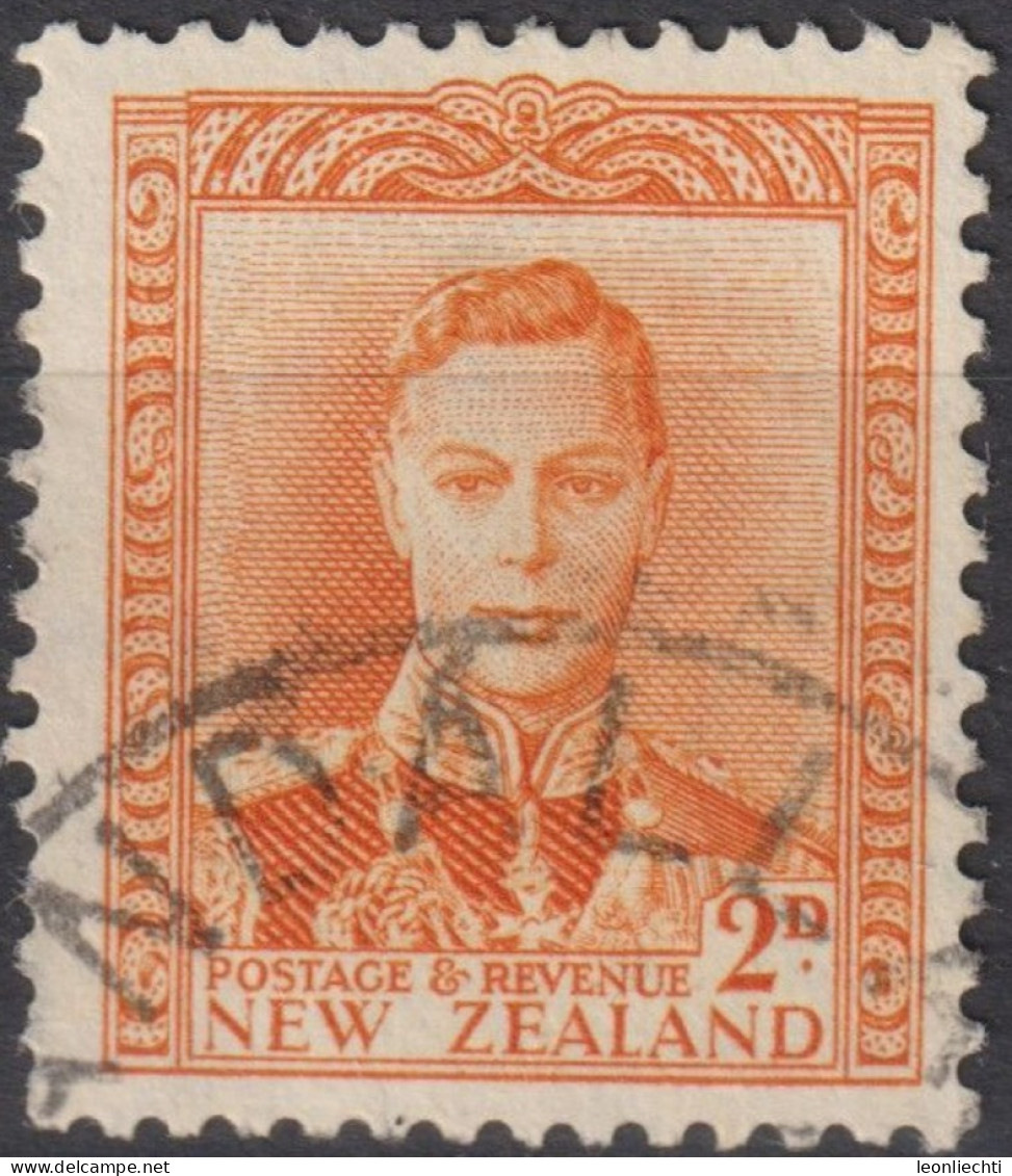 1947 Neuseeland ° Mi:NZ 242, Sn:NZ 258, Yt:NZ 285, King George VI - Usati