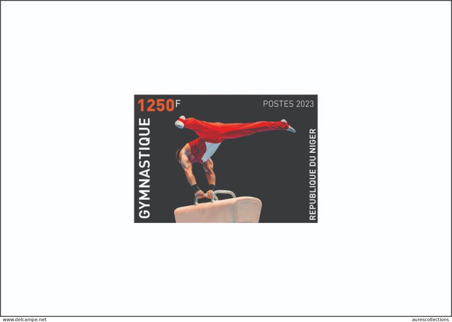 NIGER 2023 - DELUXE PROOF- OLYMPIC GAMES PARIS 2024 - GYMNASTICS GYMNASTIQUE GYM - Gymnastics