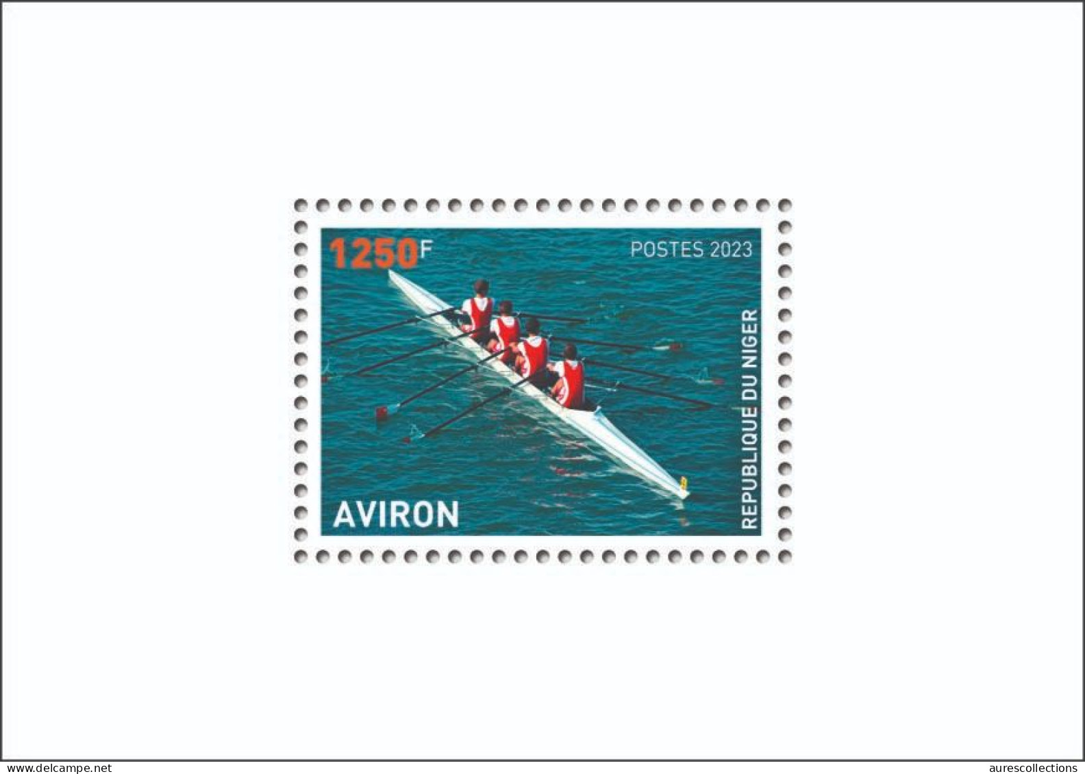 NIGER 2023 - SHEET - OLYMPIC GAMES PARIS 2024 - ROWING AVIRON - LUXE MNH - Aviron