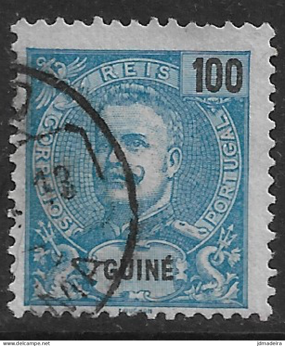 Portuguese Guine – 1898 King Carlos 100 Réis Used Stamp - Guinée Portugaise