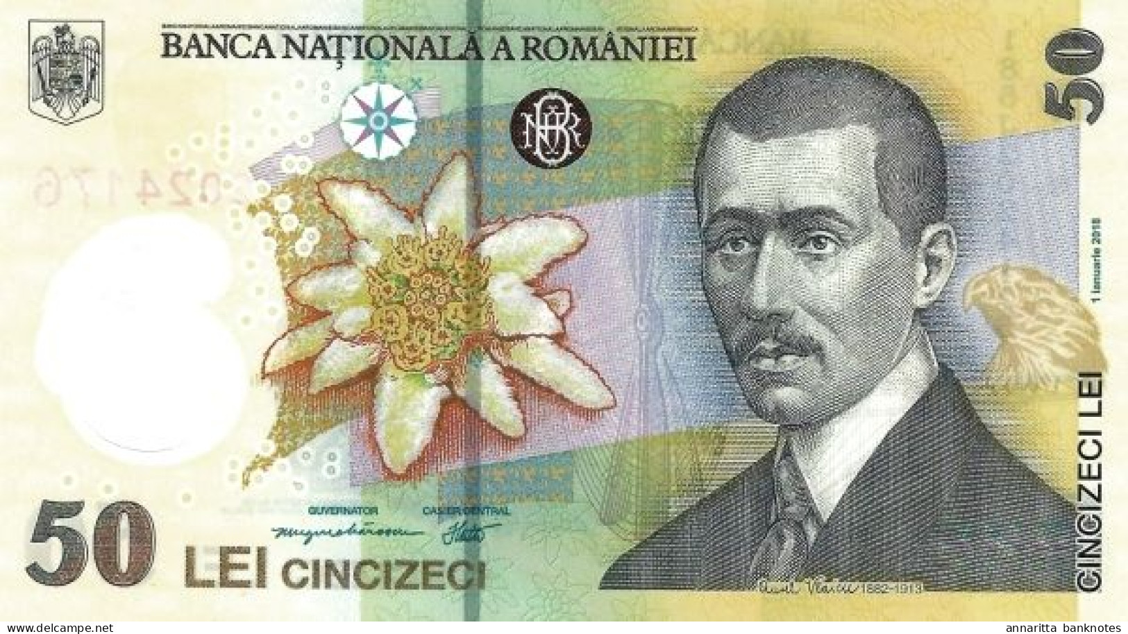 Romania 50 Lei 2018, UNC (P-120h, B-289a) - Roumanie