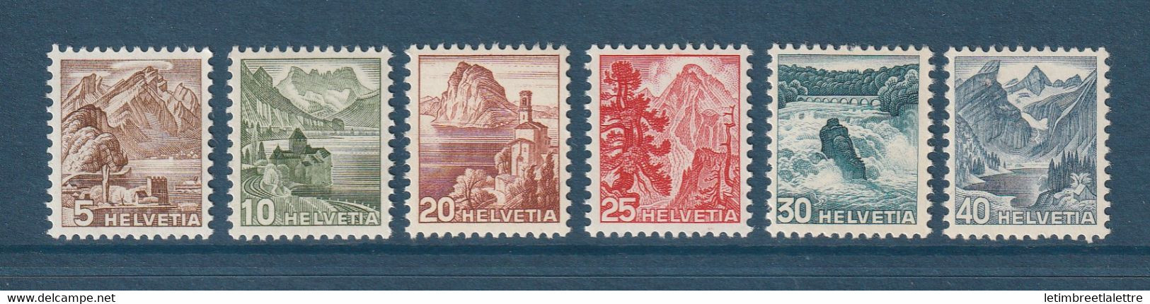 Suisse - YT N° 461 à 466 ** - Neuf Sans Charnière - 1948 - Neufs