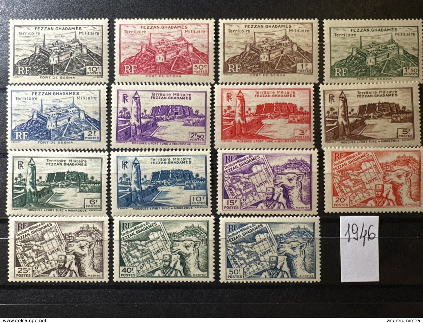 Fezzan Lot MNH 1946 - Unused Stamps