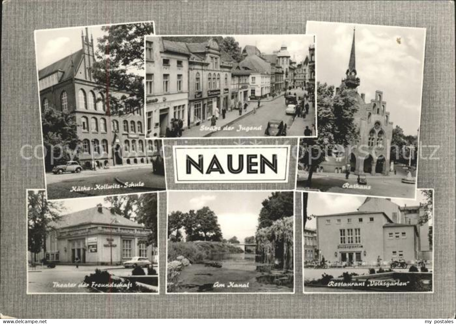 41604575 Nauen Havelland Kaethe Kollwitz Schule Strasse Der Jugend Rathaus Theat - Nauen
