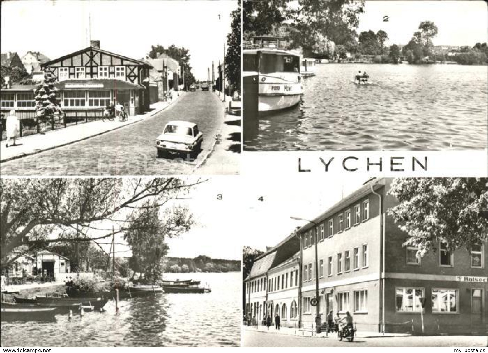 41604535 Lychen Cafe Alte Muehle Stadtsee Oberpfuhlsee HO Gaststaette Ratseck Ly - Lychen