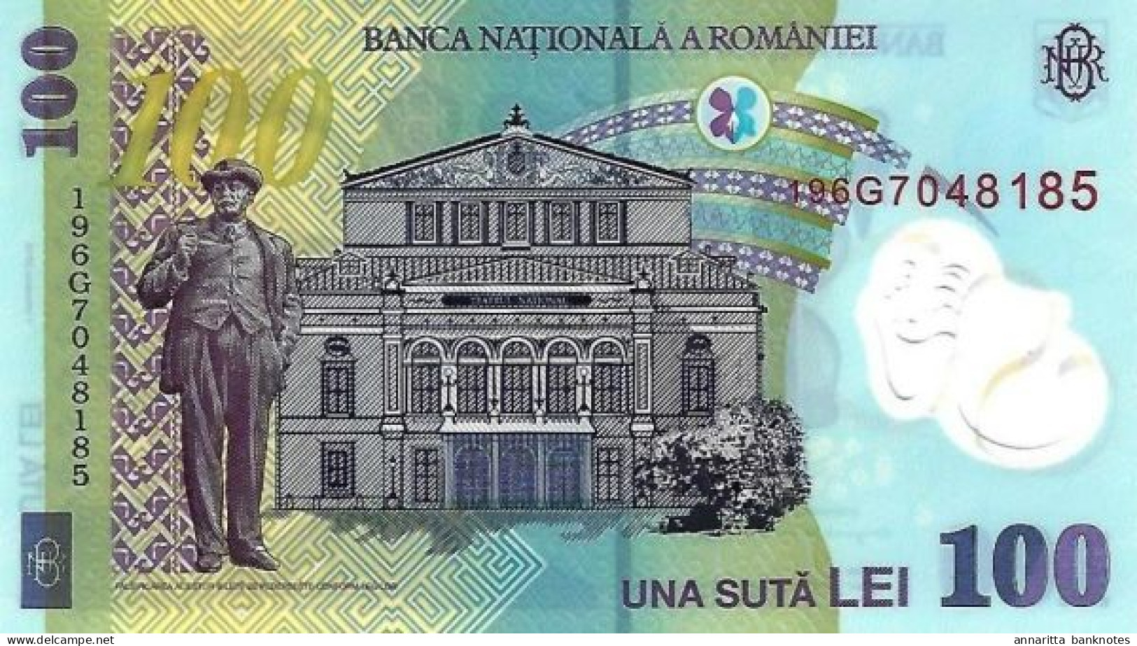 Romania 100 Lei 2018 (2019), UNC (P-121j, B-290b) - Roumanie