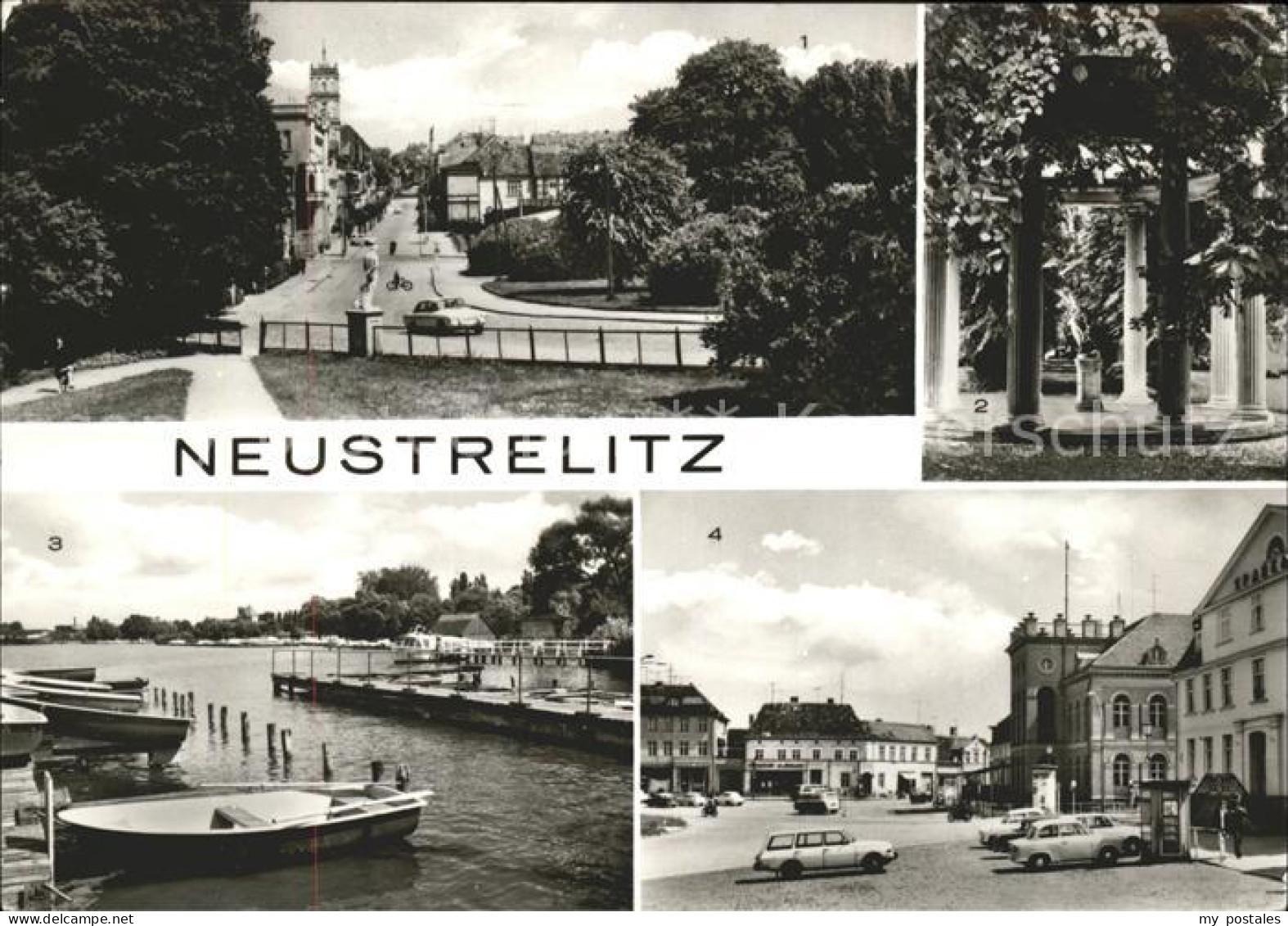 41604389 Neustrelitz Gutenbergstr Tempel Stadtpark Zierker See Rathaus Markt Neu - Neustrelitz