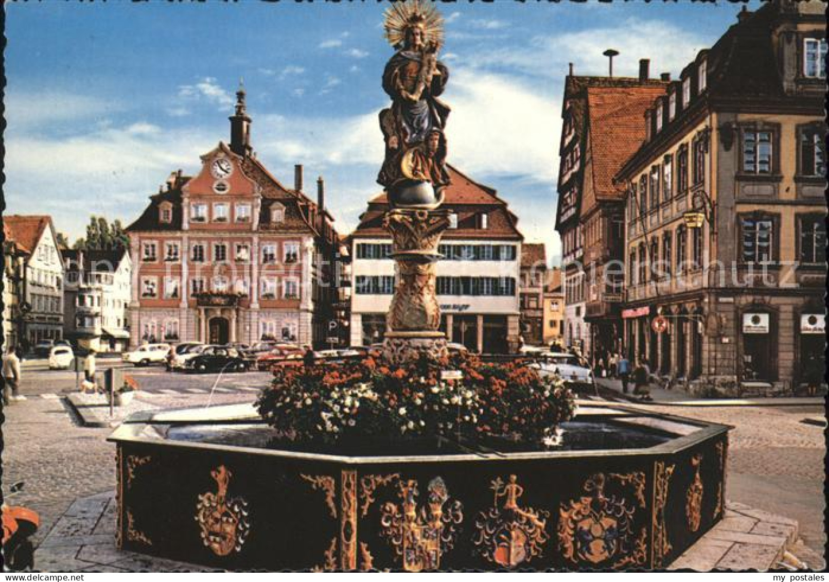 41603317 Schwaebisch Gmuend Oberer Marktplatz Mit Marienbrunnen Schwaebisch Gmue - Schwaebisch Gmünd