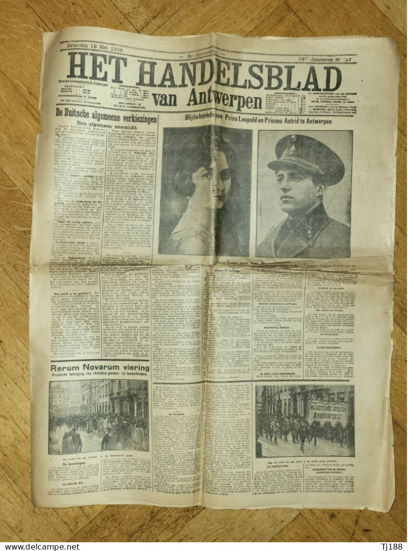 Het Handelsblad Van Antwerpen 19 Mei 1928 - General Issues