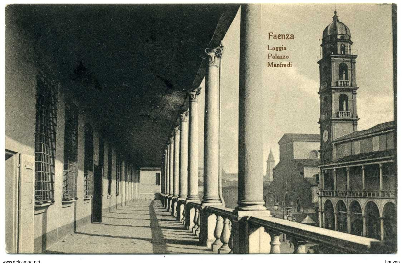 D.694  FAENZA - Loggia Palazzo Manfredi - 1909 - Faenza