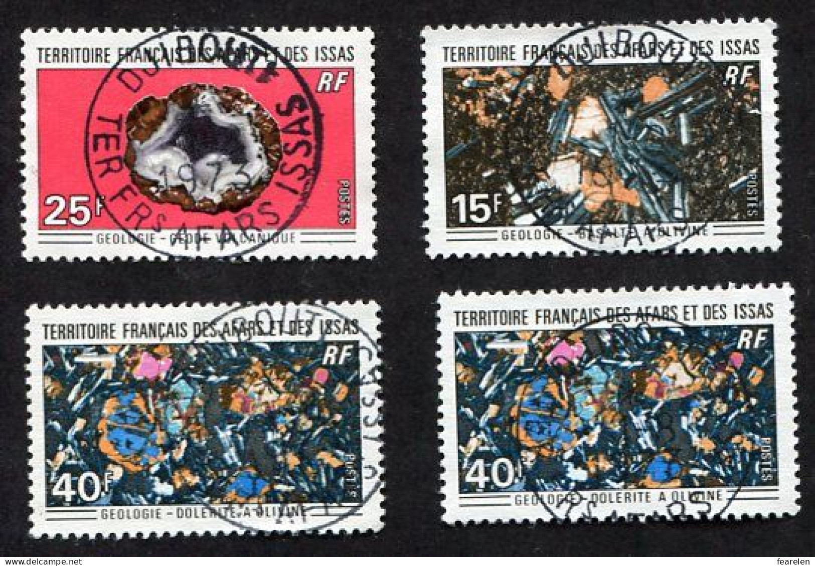 Colonie Française, Afars Et Issas, N°368/71 Oblitérés ; Qualité Superbe - Used Stamps