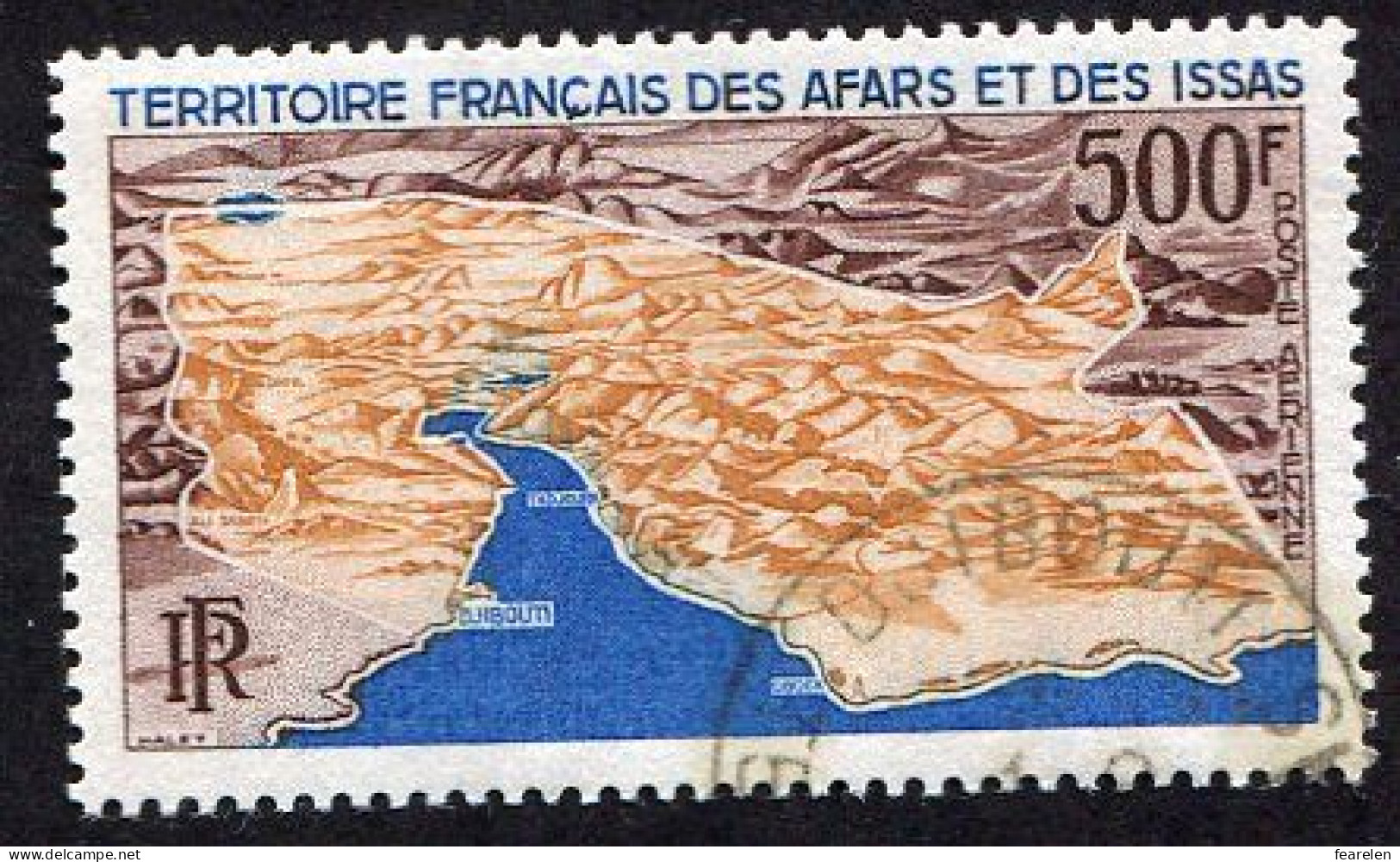 Colonie Française, Afars Et Issas, PA N°59 Oblitéré ; Qualité Très Beau - Usati