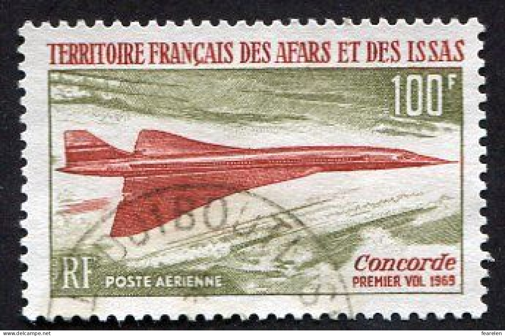 Colonie Française, Afars Et Issas, PA N°60 Oblitéré ; Qualité Très Beau - Used Stamps
