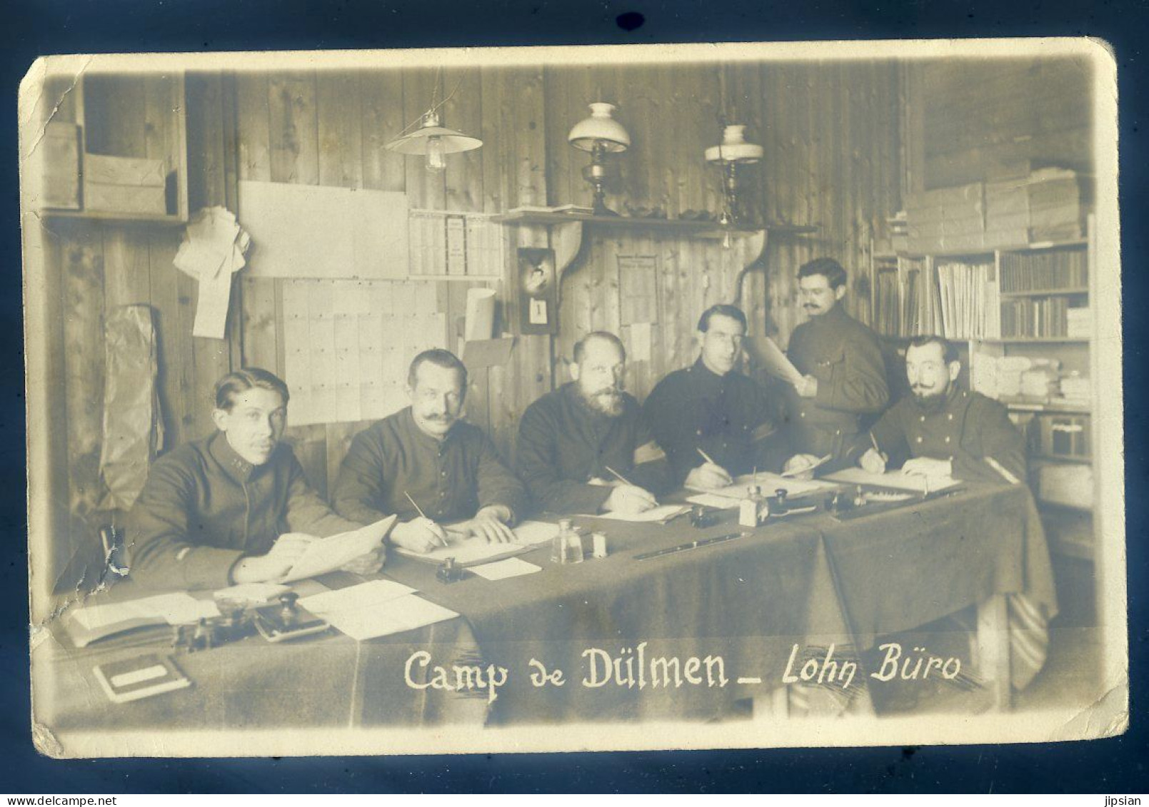 Cpa Carte Photo Allemagne Camp De Dülmen -- Lohn Büro -- Duelmen    STEP12 - Dülmen