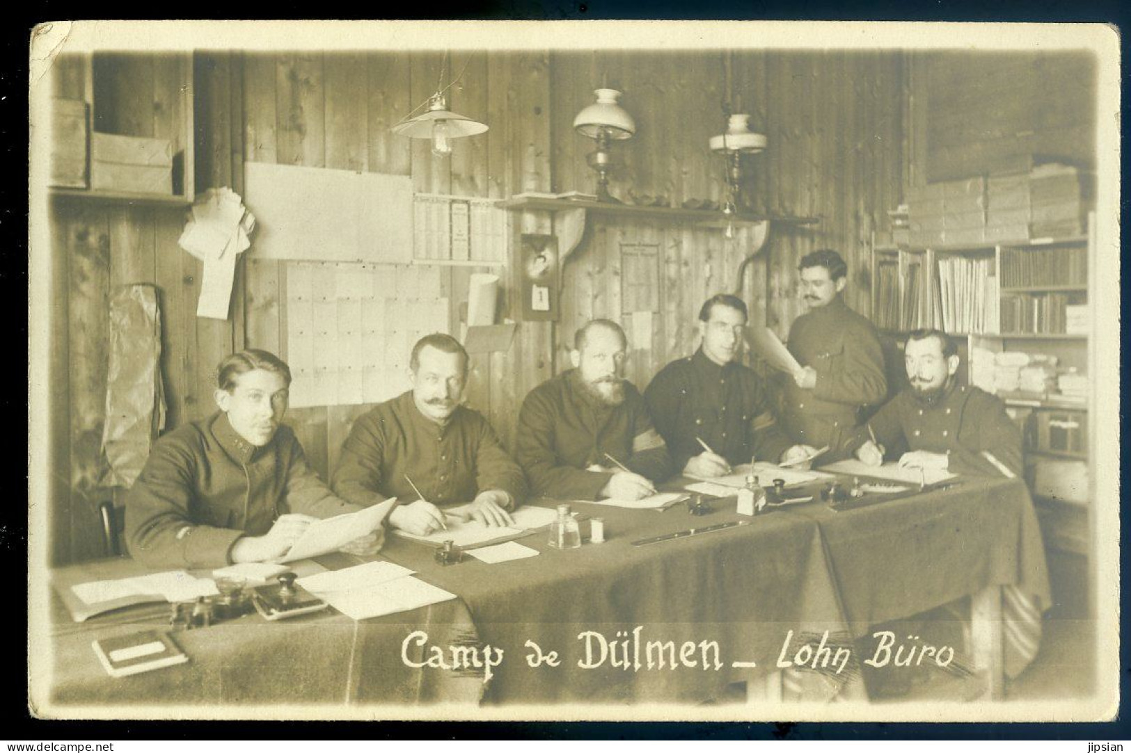 Cpa Carte Photo Allemagne Camp De Dülmen -- Lohn Büro -- Duelmen    STEP12 - Duelmen