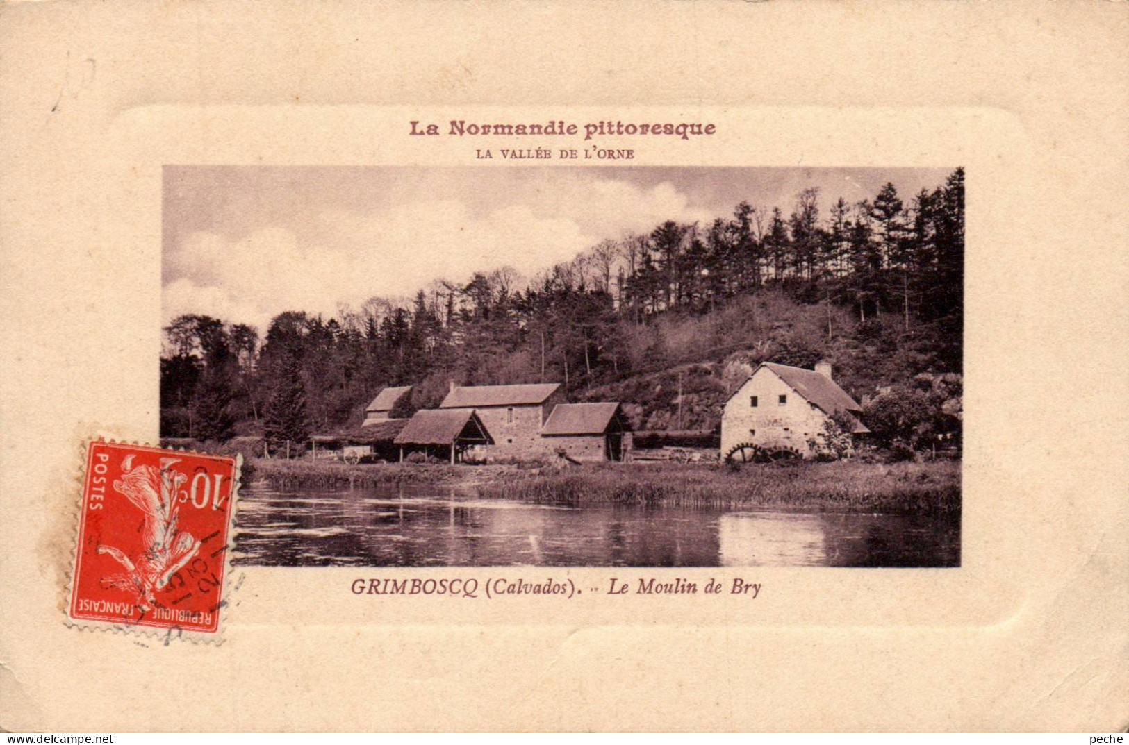 N°437 V -cpa Grimboscq -le Moulin De Bry- - Watermolens
