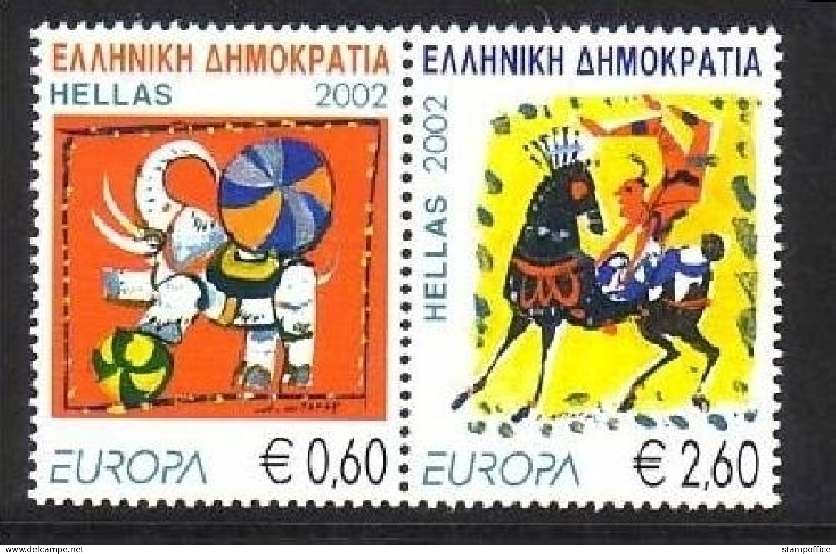 GRIECHENLAND MI-NR. 2110-2111 A POSTFRISCH(MINT) EUROPA 2002 ZIRKUS - 2002
