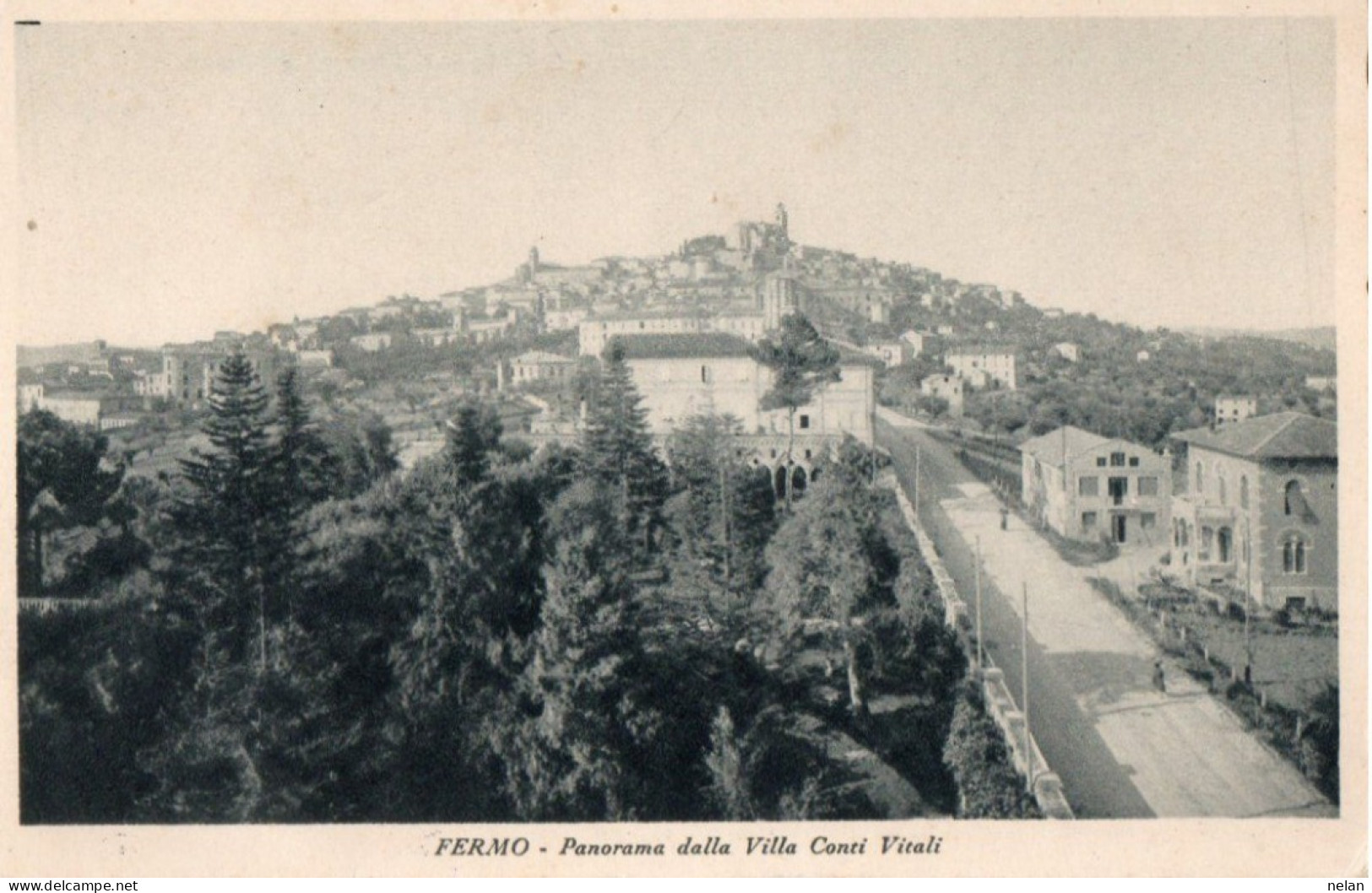 FERMO - PANORAMA DALLA VILLA CONTI VITALI - F.P. - Fermo