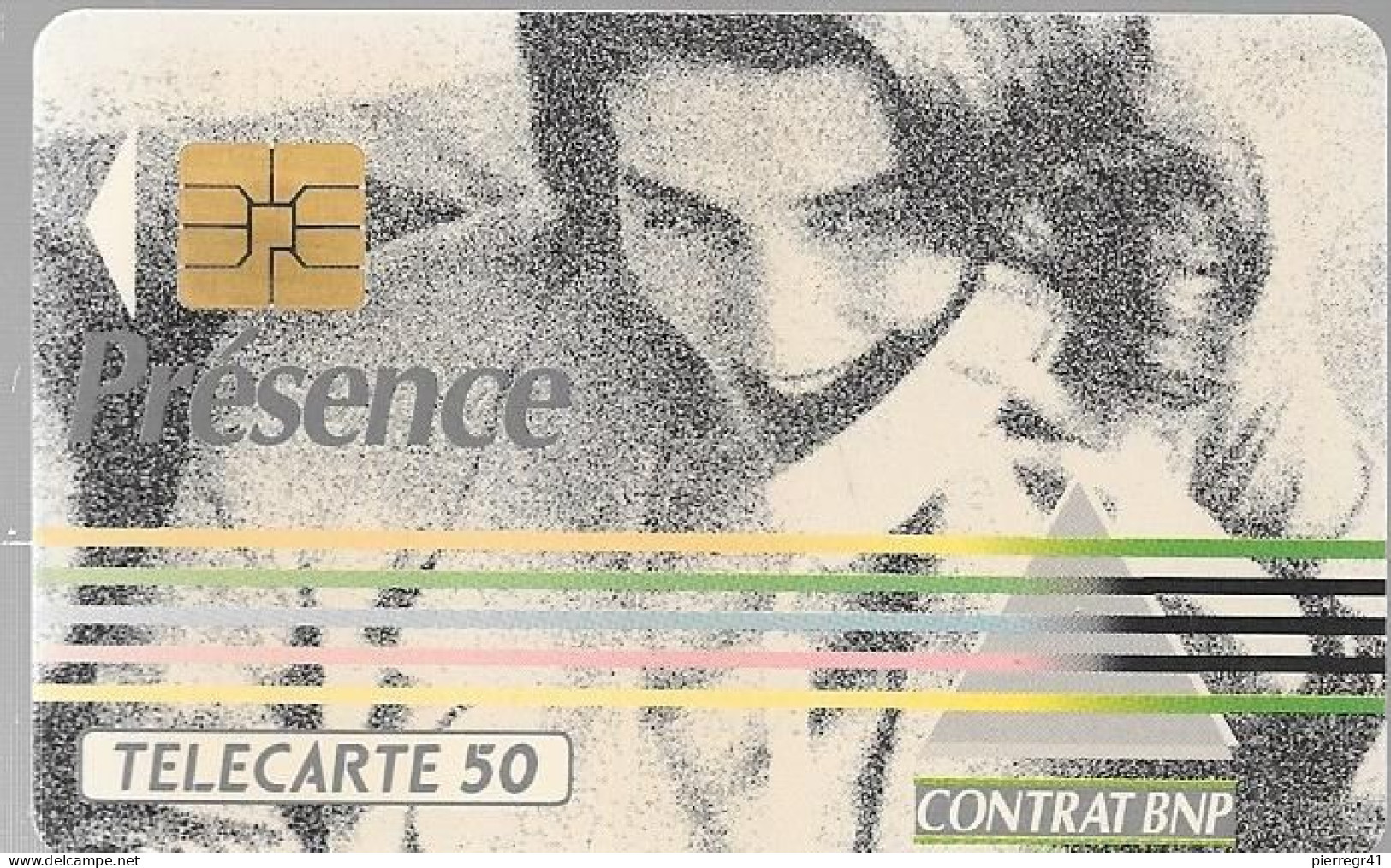 CARTE-PRIVEE-50U-En 473a-11/92-SO3-CONTRAT BNP- Série N°A 2B6915-1 Avec Patte-Utilisé-TBE-Existe  Série A 2B6916 - 50 Unidades