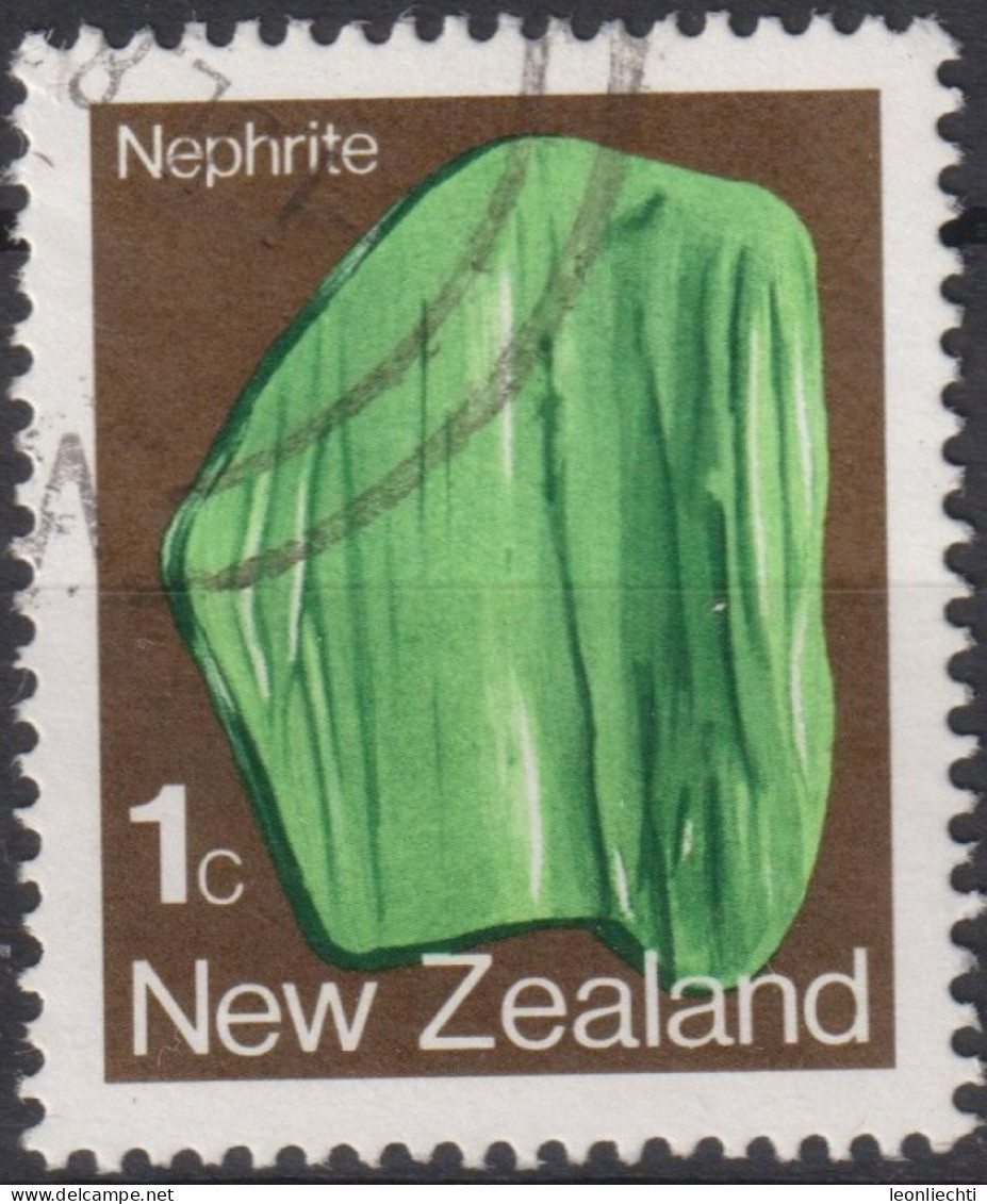 1982 Neuseeland ° Mi:NZ 855A, Sn:NZ 755, Yt:NZ 825, Mineralien, Nephrite - Gebraucht