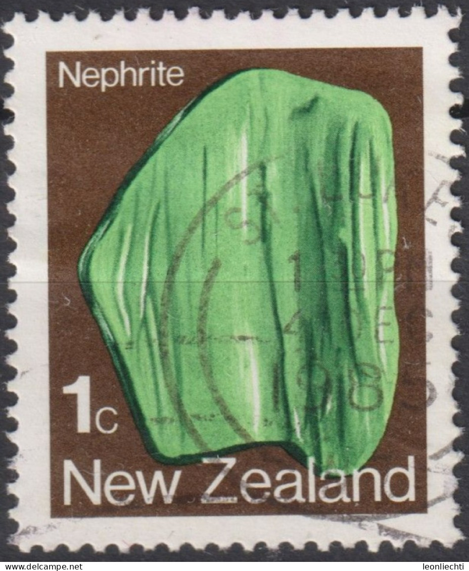 1982 Neuseeland ° Mi:NZ 855A, Sn:NZ 755, Yt:NZ 825, Mineralien, Nephrite - Gebruikt