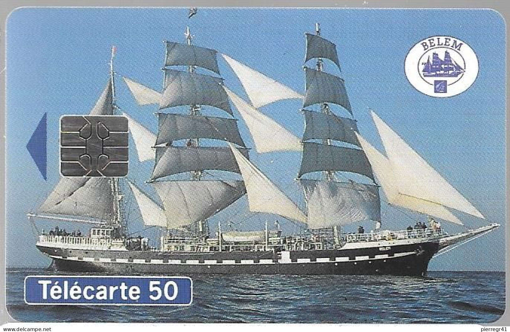 CARTE-PUCE-PRIVEE-PUBLIC-50U-EN951-SO5-05/94-LE BELEM-CE FLANDRES-V°N° Série A 45011347-UTILISE-TBE- - 50 Unités   