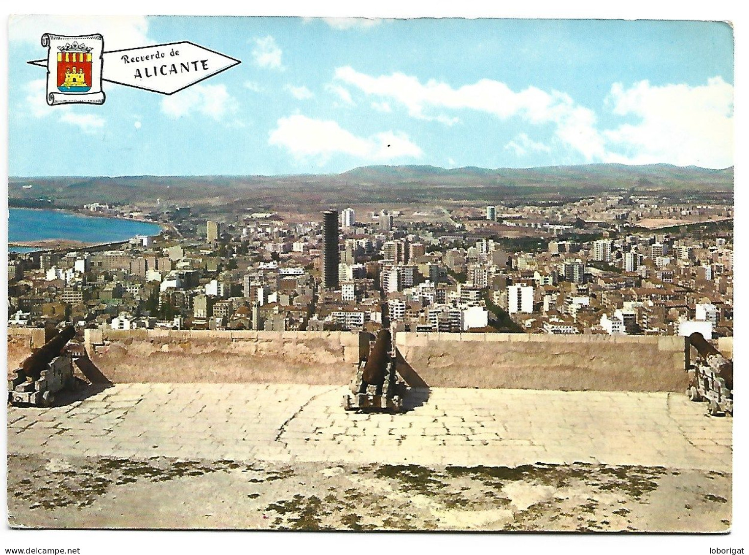 VISTA PARCIAL DESDE EL CASTILLO DE SANTA BARBARA / PARTIAL VIEW.- PLANES - ALICANTE.- ( ESPAÑA ) - Alicante