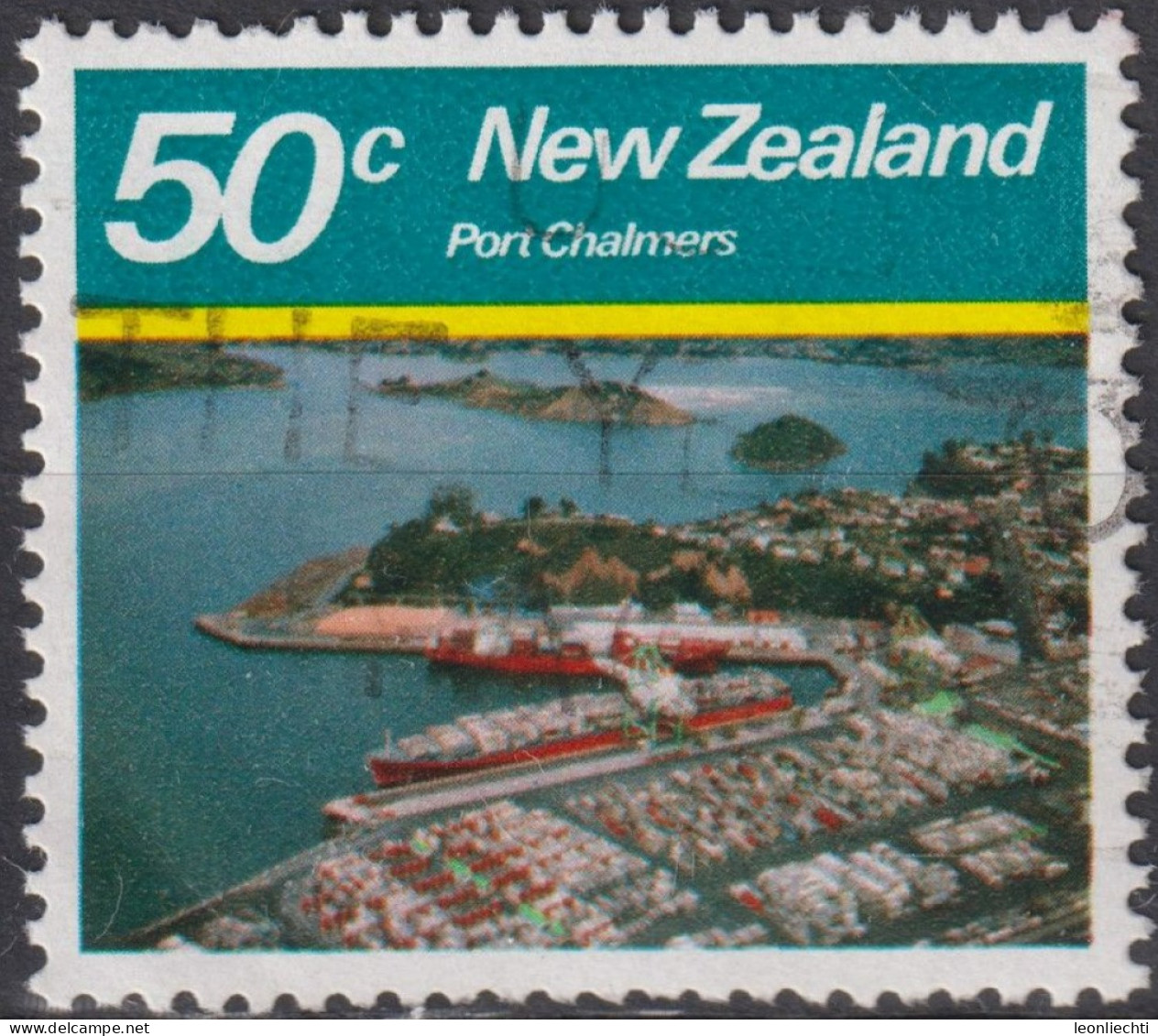 1980 Neuseeland ° Mi:NZ 803, Sn:NZ 714, Yt:NZ 773, Port Chalmers, Scenery 1980 - Harbours - Usati