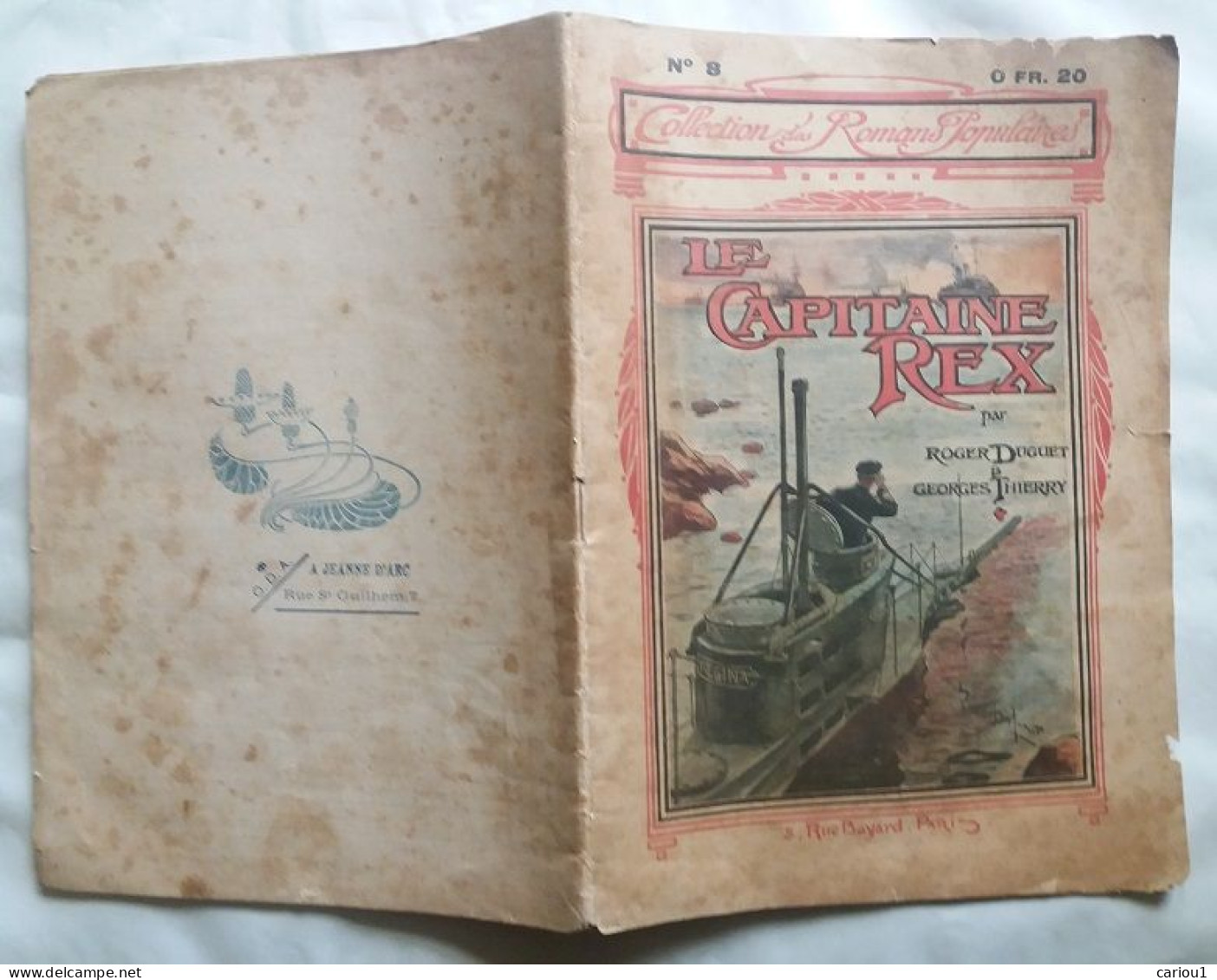 C1 Duguet Thierry LE CAPITAINE REX 1911 SF Anticipation Militaire PORT INCLUS France - Libri Ante 1950