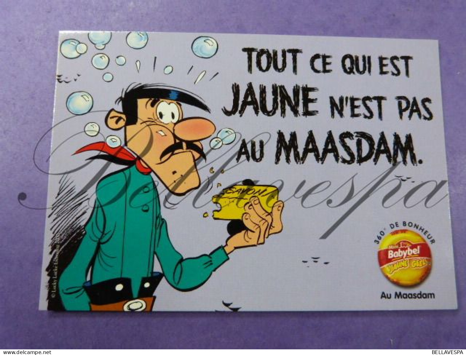 Striptekenaar MORRIS Lucky Luke Dalton Promo Babybell  Maasdam - Bandes Dessinées