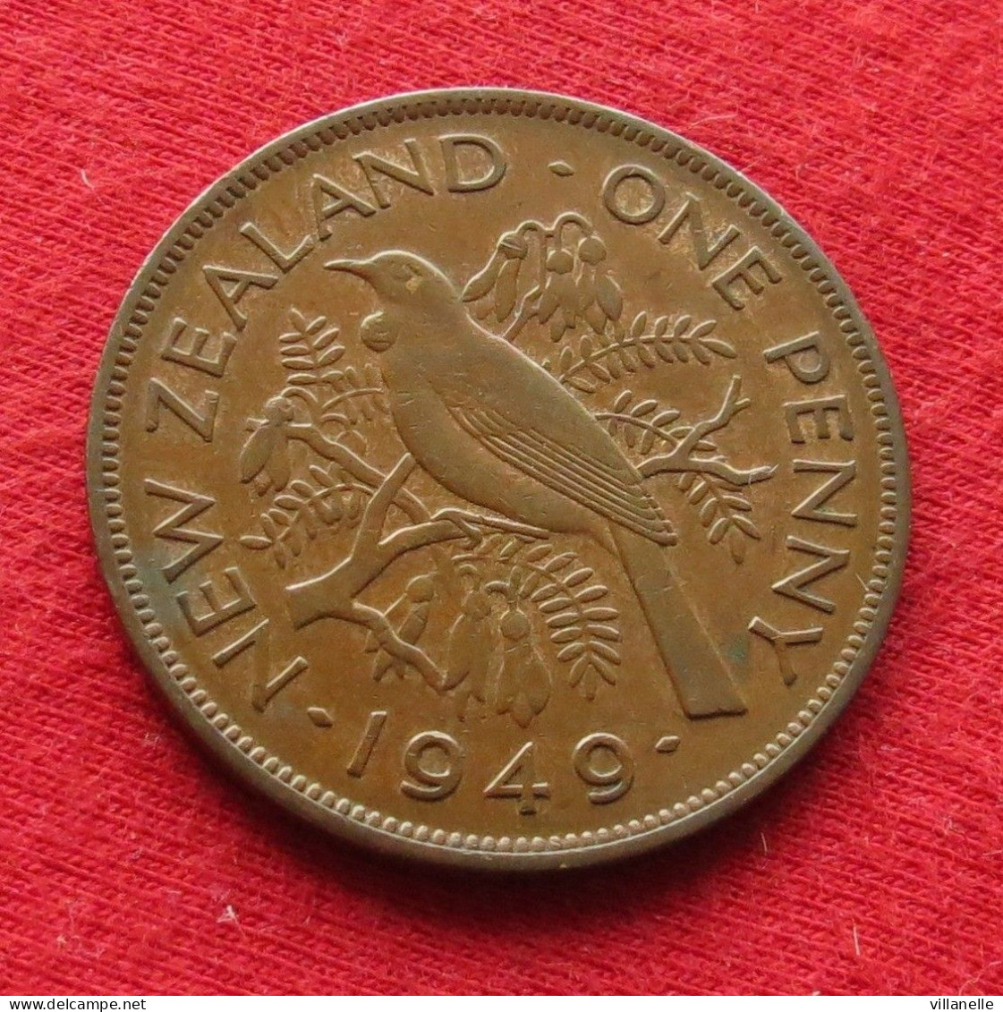 New Zealand 1 One Penny 1949 KM# 21 *VT Nova Zelandia Nuova Zelanda Nouvelle Zelande - Nouvelle-Zélande