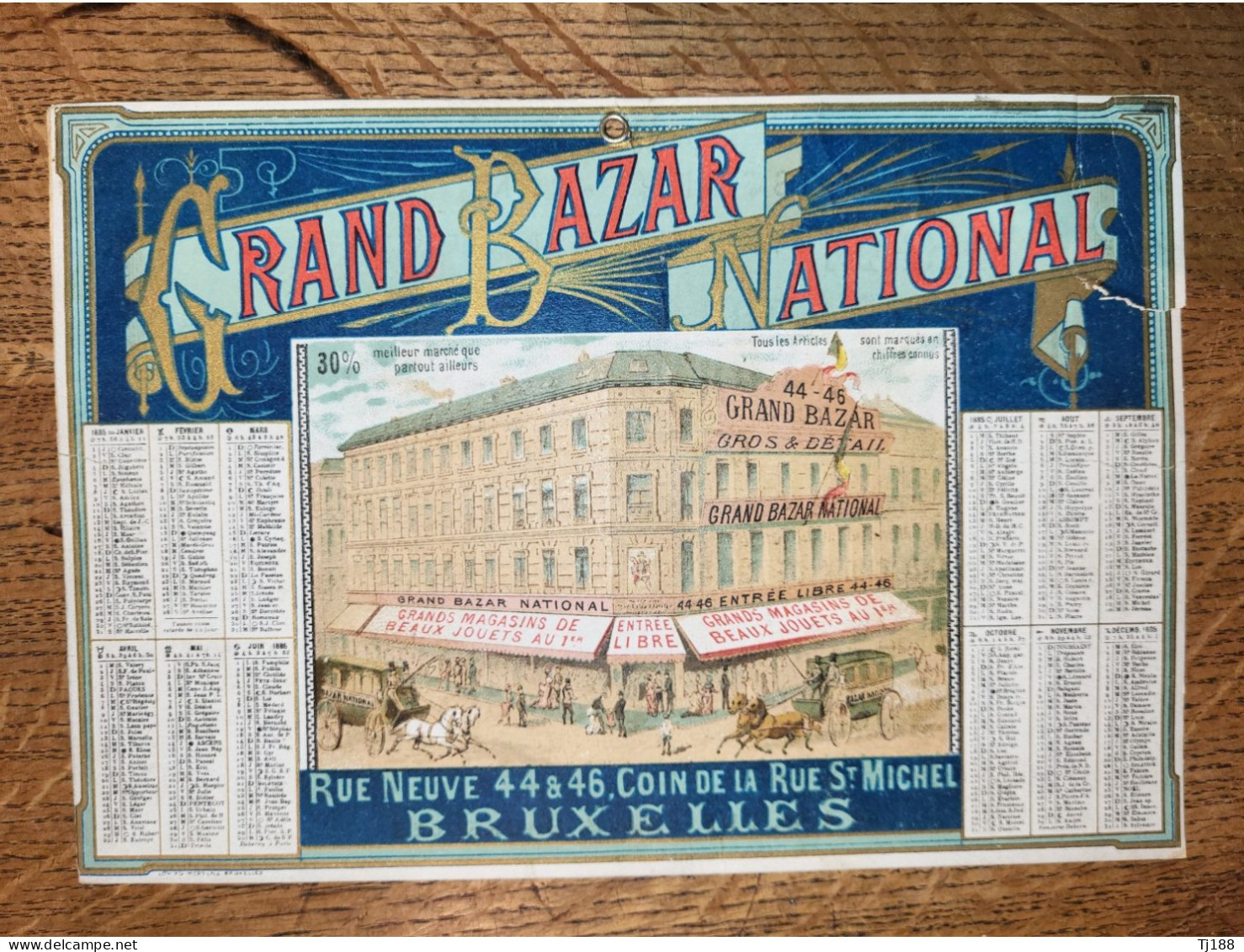 Grand Bazar National Bruxelles 1885 - Tamaño Pequeño : ...-1900