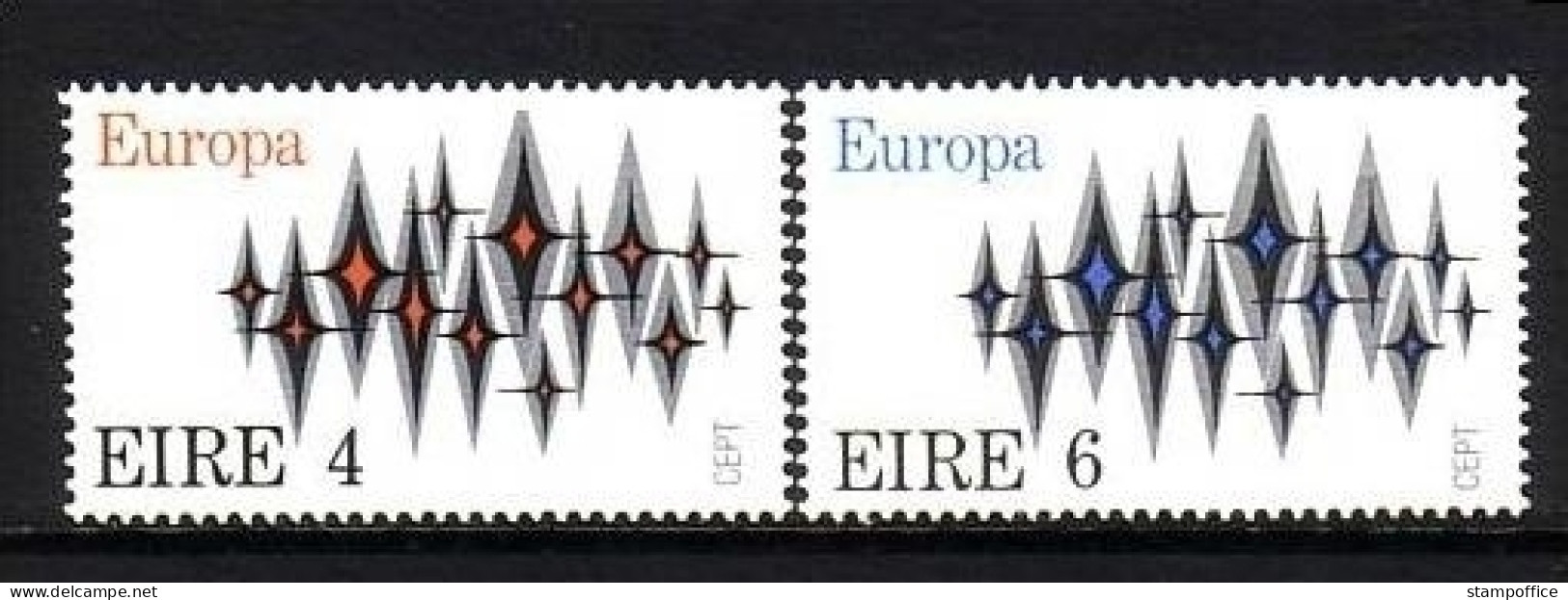 IRLAND MI-NR. 276-277 POSTFRISCH(MINT) EUROPA 1972 STERNE - 1972