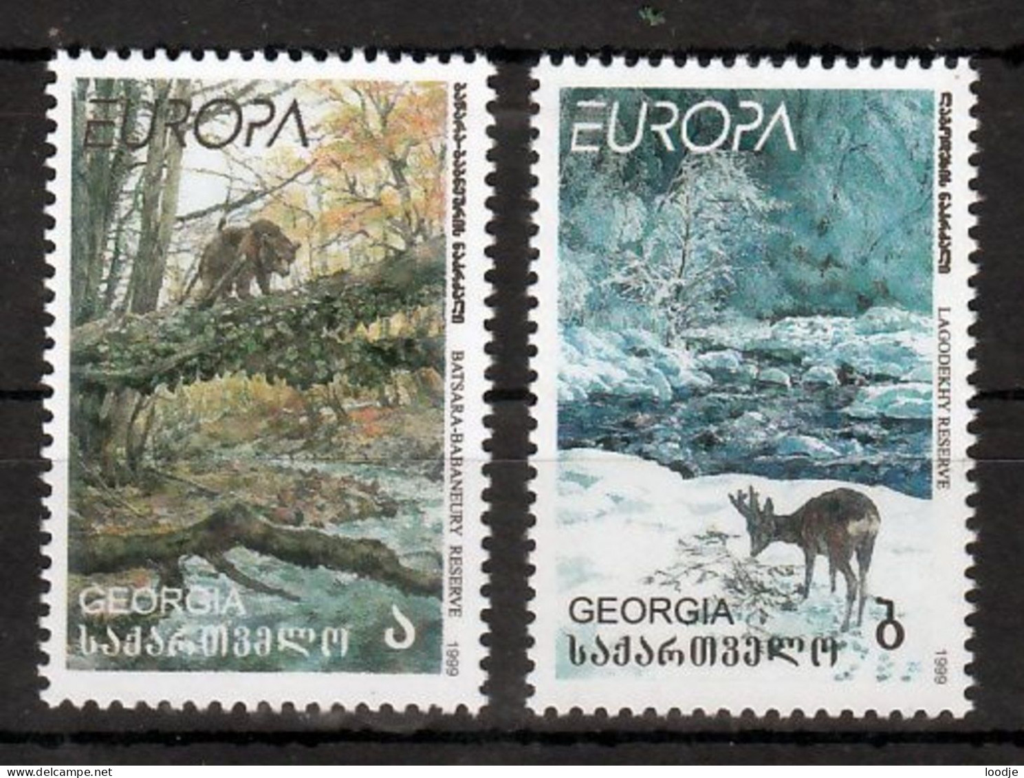 Georgie Europa Cept 1999 Postfris - 1999