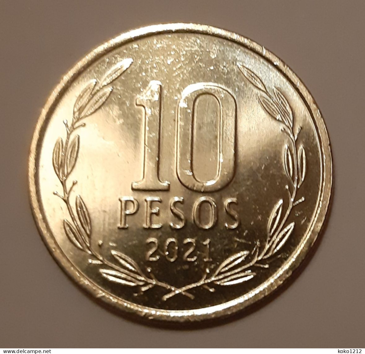 Chile 10 Pesos 2021 UNC - Chili