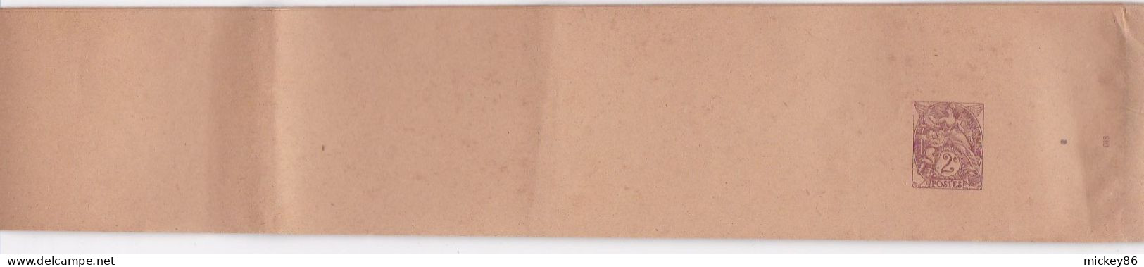 Carnet  De 10 Bandes De Journaux--NEUF- Type Blanc 2c ...date 810....cote 60€.....à Moins De 10%  Cote......à Saisir - Bandes Pour Journaux