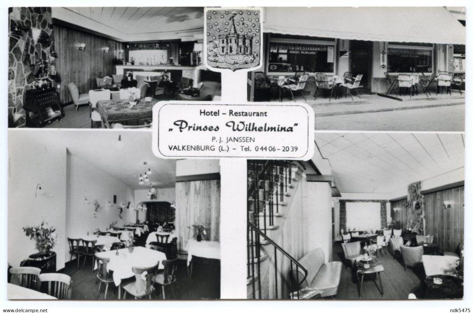 PAYS BAS : VALKENBURG - HOTEL RESTAURANT PRINSES WILHELMINA, WILHELMINALAAN - Valkenburg