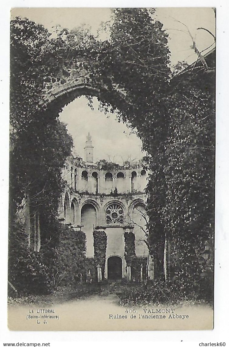 76 - Lot - Vrac - 18 CPA - Valmont - Abbaye - Château - Vivier - Donjon - Ruines - Chapelle - Rétable - Tombeau -Cascade - Valmont