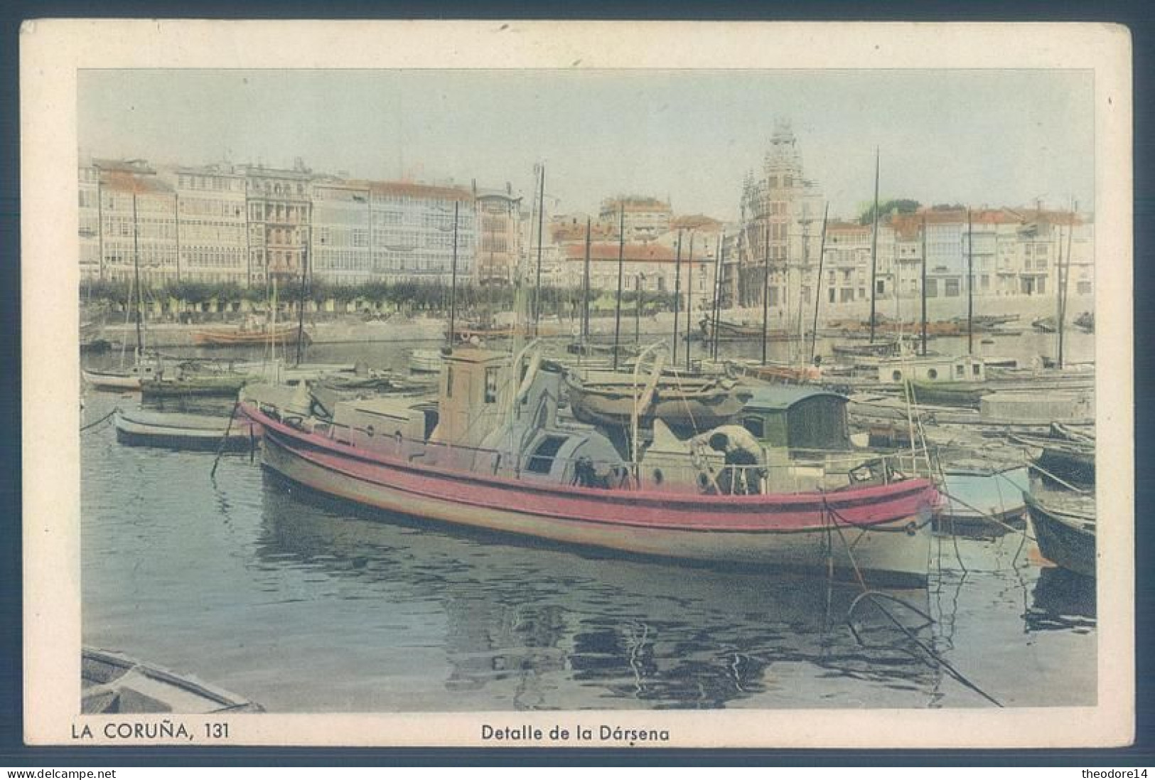 Galicia  LA CORUNA Detalle De La Darsena - La Coruña