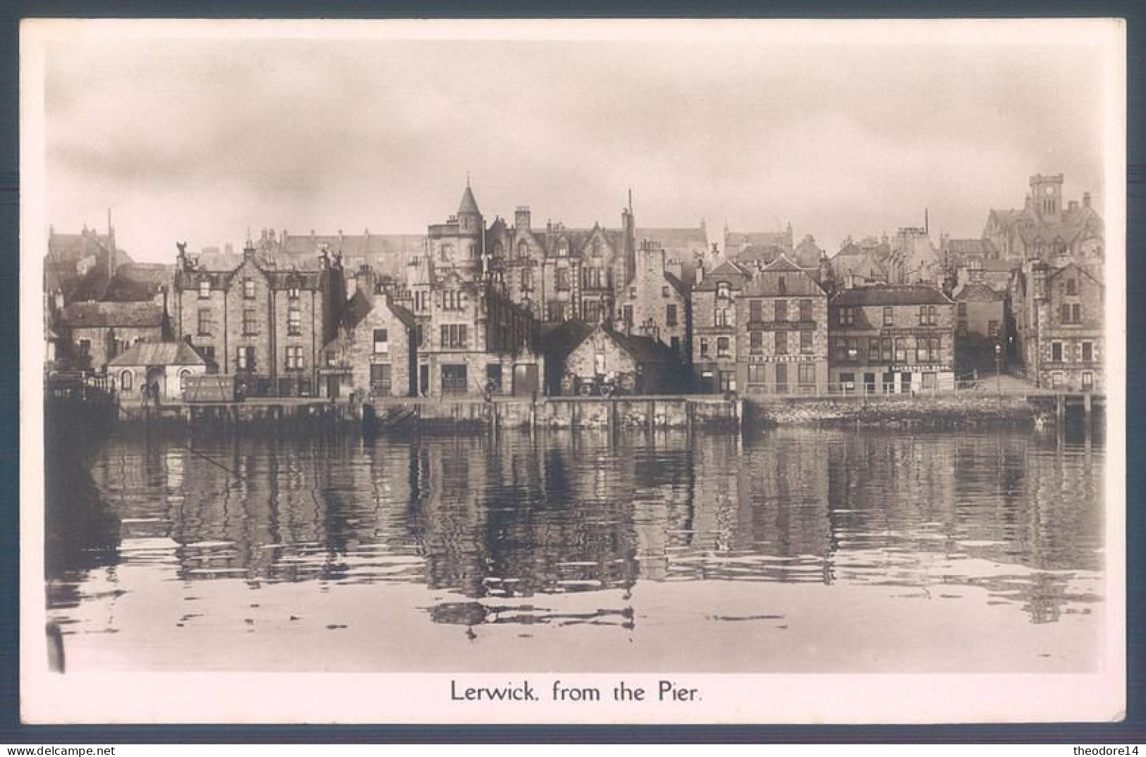 Scotland Shetland LERWICK From The Pier - Shetland