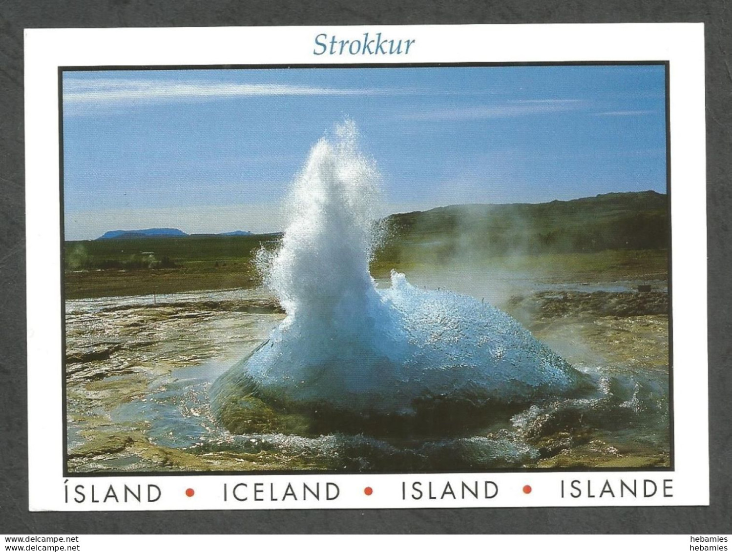 STROKKUR Geyser - HAUKADAL - ICELAND - - Islande