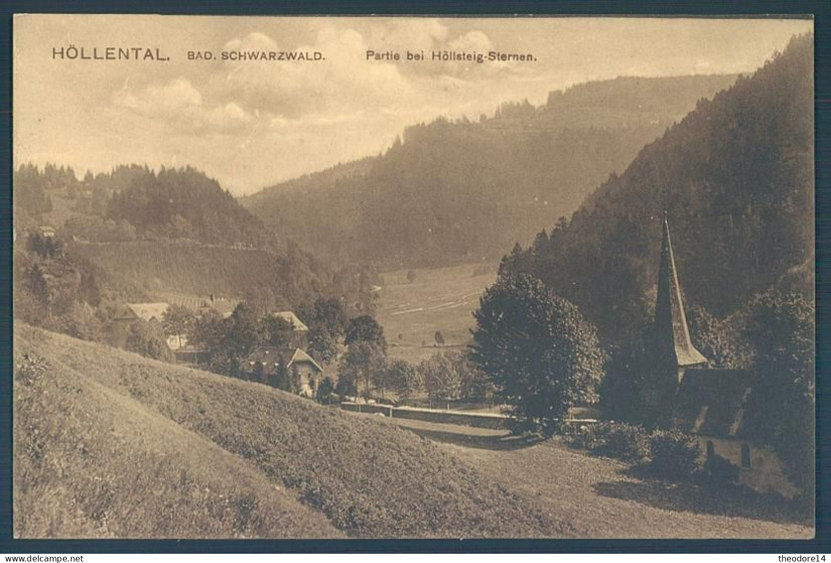 HOLLENTAL Bad Schwarzwald Partie Bei Hollsteig Sternen - Höllental