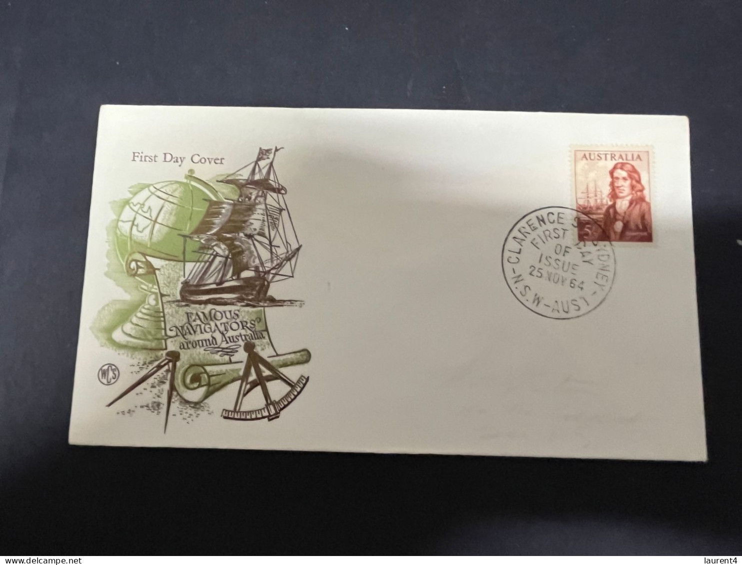 7-1-2024 (4 W 34) Australia FDC Cover - Famous Navigators (1964 - 5/) SCARCE ! - FDC