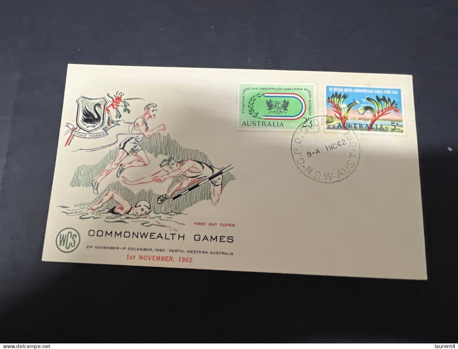 7-1-2024 (4 W 34) Australia FDC Cover - 7th British Empire Games In Perth (2 Covers) 1962 - FDC